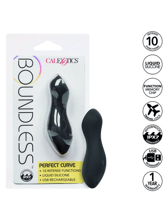 California Exotics Perfect Curve - Massaggiatore Clitorideo Nero