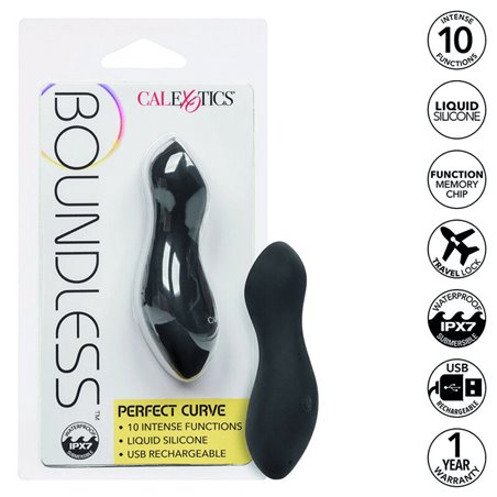 California Exotics Perfect Curve - Massaggiatore Clitorideo Nero