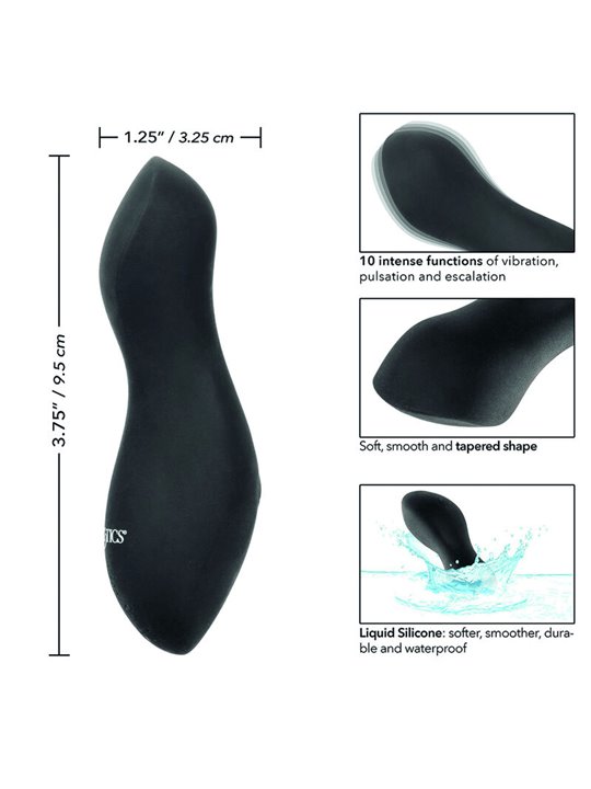 California Exotics Perfect Curve - Massaggiatore Clitorideo Nero