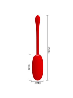 Pretty Love Julius - Ovetto Vibrante 12 Funzioni Rosso