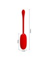 Pretty Love - Julius Waterproof-Rechargeable Vibrating Egg Red