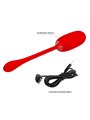 Pretty Love - Julius Waterproof-Rechargeable Vibrating Egg Red