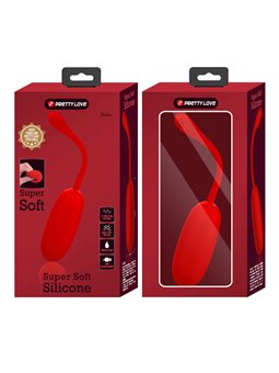Pretty Love Julius - Ovetto Vibrante 12 Funzioni Rosso