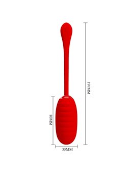 Pretty Love - Kirk Rechargeable Vibrating Egg Red