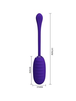 Pretty Love Kirk - Ovetto Vibrante 12 Funzioni Viola