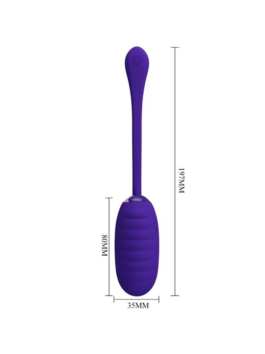 Pretty Love Kirk - Ovetto Vibrante 12 Funzioni Viola