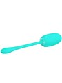 Pretty Love - Kirk Rechargeable Vibrating Egg Aqua GReen