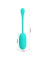 Pretty Love - Kirk Rechargeable Vibrating Egg Aqua GReen