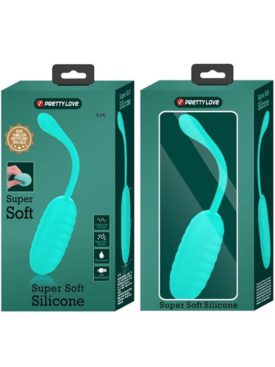 Pretty Love - Kirk Rechargeable Vibrating Egg Aqua GReen