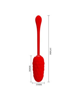 Pretty Love Marina - Vibrating Egg with Red Texture