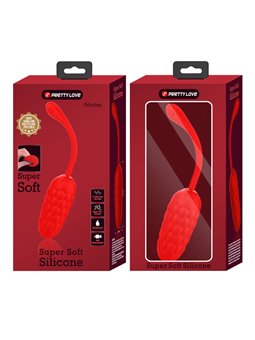 Pretty Love Marina - Vibrating Egg with Red Texture