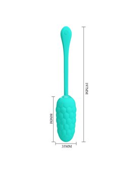 Pretty Love Marina - Vibrating Egg with Aqua Green Texture
