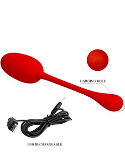 Pretty Love Knucker - Ovetto Vibrante 12 Funzioni Rosso