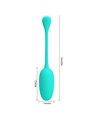 Pretty Love - Knucker Water GReen Rechargeable Vibrating Egg