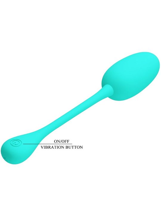 Pretty Love Knucker - Ovetto Vibrante 12 Funzioni Verde Acqua