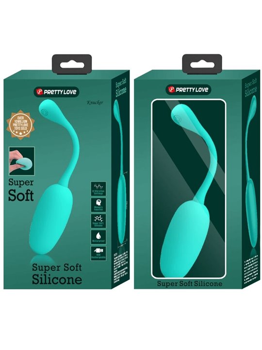 Pretty Love Knucker - Ovetto Vibrante 12 Funzioni Verde Acqua
