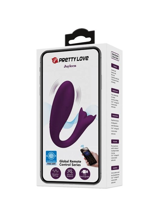 Pretty Love - Jayleen Vibrator App Remote Control Purple