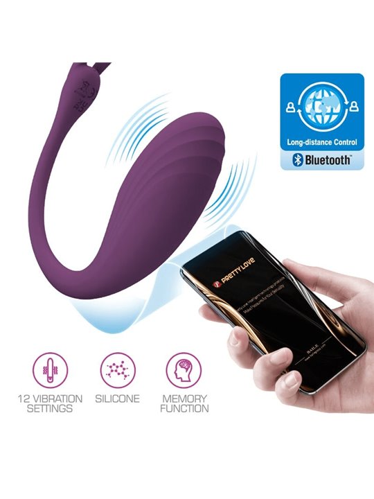 Pretty Love Catalina - Ovetto Vibrante Viola Controllabile Da App