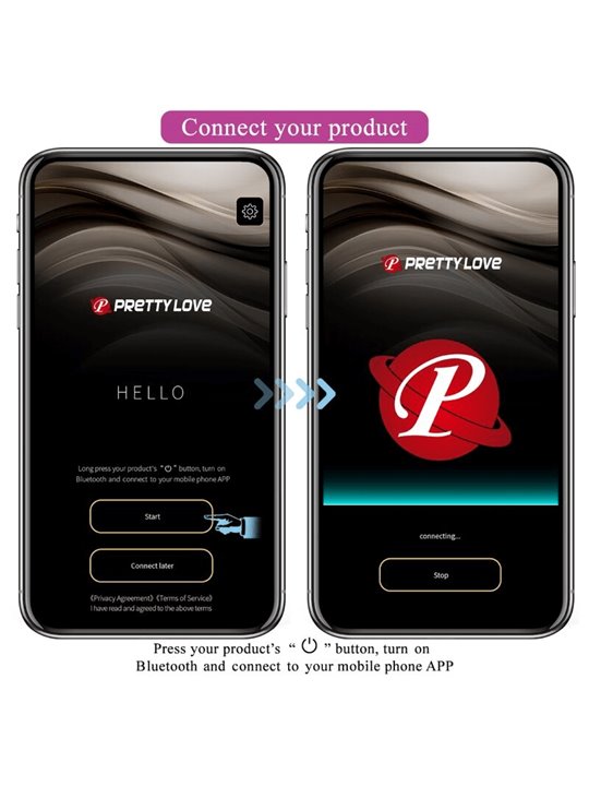 Pretty Love - Catalina Vibrator App Remote Control Purple