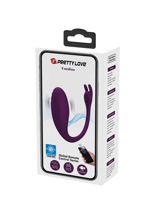 Pretty Love Catalina - Ovetto Vibrante Viola Controllabile Da App