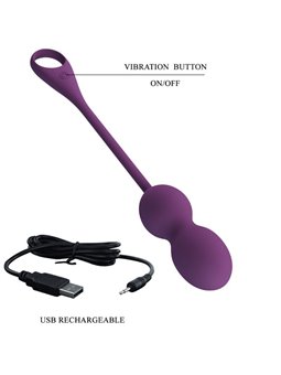 Pretty Love Elvira - Palle di Kegel Vibranti Controllabile Da App