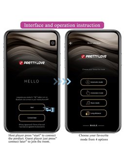 Pretty Love Elvira - Palle di Kegel Vibranti Controllabile Da App