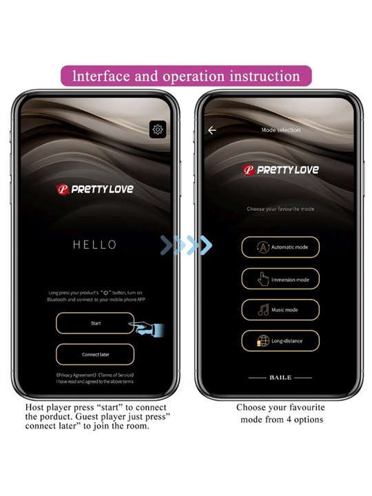 Pretty Love Elvira - Palle di Kegel Vibranti Controllabile Da App
