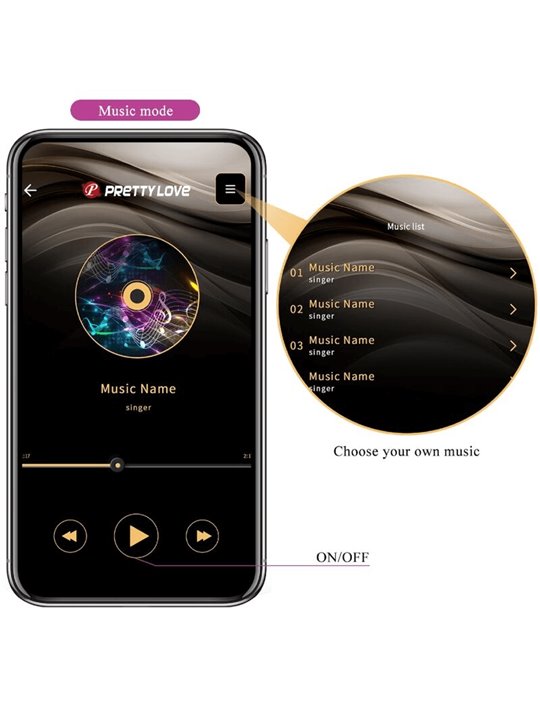 Pretty Love Elvira - Palle di Kegel Vibranti Controllabile Da App