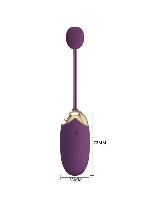 Pretty Love Abner - Ovetto Vibrante Viola Controllabile Da App