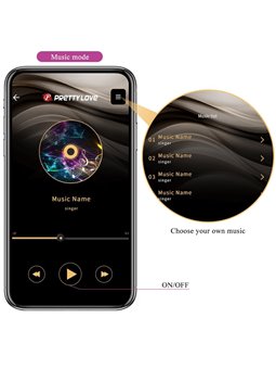 Pretty Love Abner - Ovetto Vibrante Viola Controllabile Da App