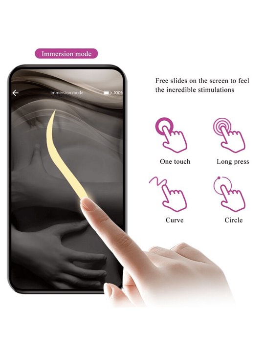 Pretty Love Abner - Ovetto Vibrante Viola Controllabile Da App