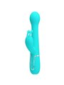 Pretty Love - Dejon Rabbit Vibrator 3 in 1 Multifunction Aqua GReen