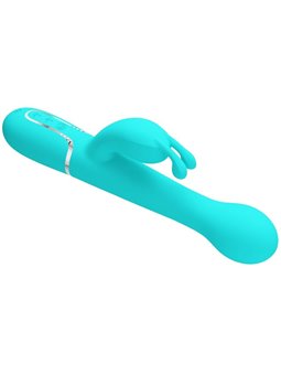 Pretty Love Dejon - Vibratore Rabbit Multifunzione Verde Acqua