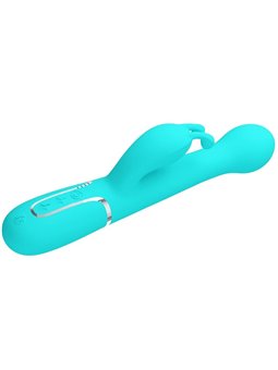 Pretty Love Dejon - Vibratore Rabbit Multifunzione Verde Acqua