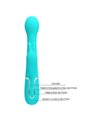 Pretty Love Dejon - Vibratore Rabbit Multifunzione Verde Acqua