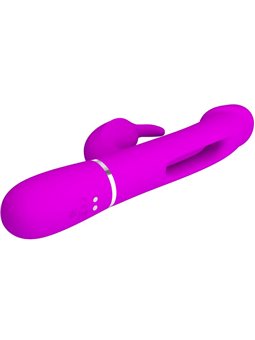 Pretty Love - Kampas Rabbit 3 in 1 Multifunction Vibrator with Tongue Violet