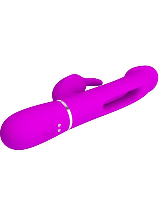 Pretty Love - Kampas Rabbit 3 in 1 Multifunction Vibrator with Tongue Violet