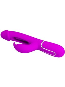 Pretty Love - Kampas Rabbit 3 in 1 Multifunction Vibrator with Tongue Violet