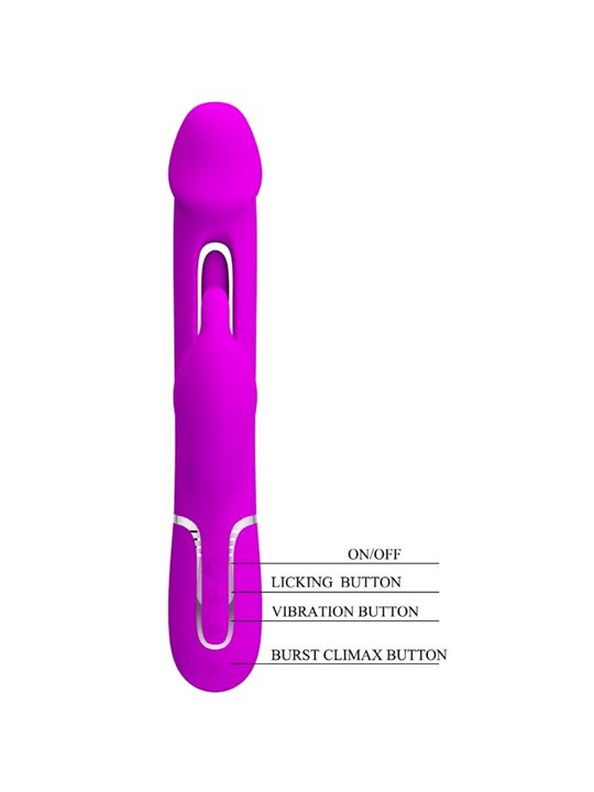 Pretty Love Kampas - Vibratore Rabbit Multifunzione Viola