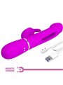 Pretty Love - Kampas Rabbit 3 in 1 Multifunction Vibrator with Tongue Violet