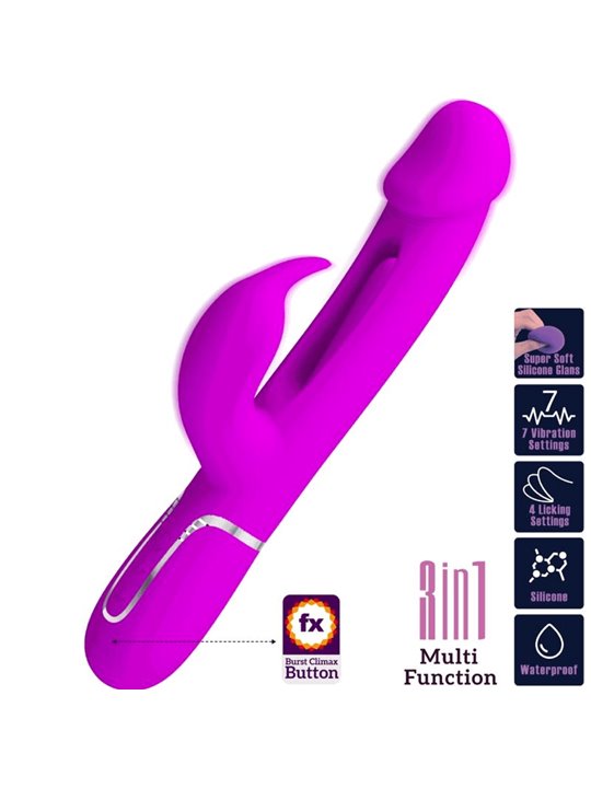 Pretty Love Kampas - Vibratore Rabbit Multifunzione Viola