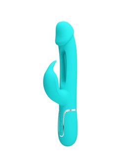 Pretty Love Kampas - Vibratore Rabbit Multifunzione Verde Acqua