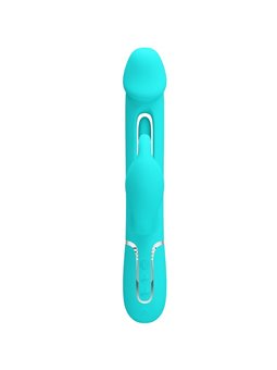 Pretty Love Kampas - Vibratore Rabbit Multifunzione Verde Acqua