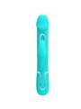 Pretty Love Kampas - Vibratore Rabbit Multifunzione Verde Acqua