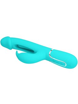 Pretty Love Kampas - Vibratore Rabbit Multifunzione Verde Acqua