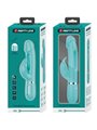 Pretty Love - Kampas Rabbit 3 in 1 Multifunction Vibrator with Tongue Aqua GReen
