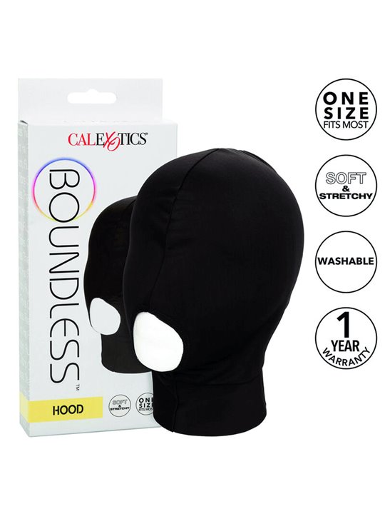California Exotics Hood - Cappuccio Traspirante Nero per Bondage