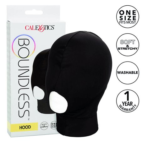 California Exotics Hood - Cappuccio Traspirante Nero per Bondage