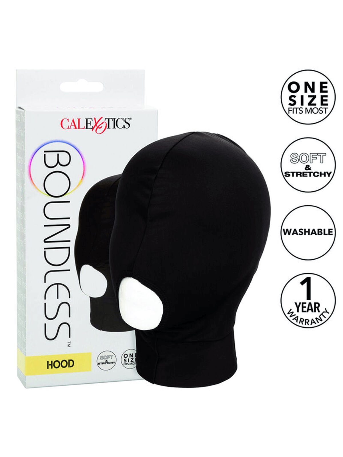 California Exotics Hood - Cappuccio Traspirante Nero per Bondage