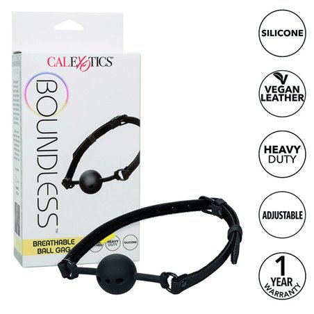California Exotics - Ball Gag Traspirante Regolabile per Bondage